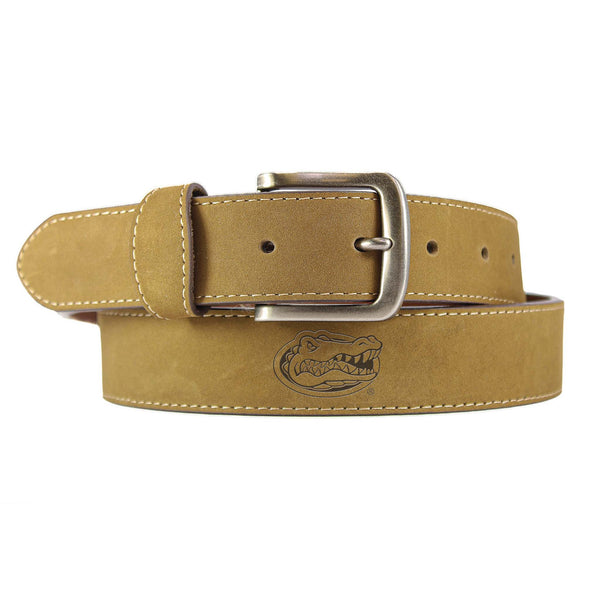 University of Florida Embossed Leather Belt