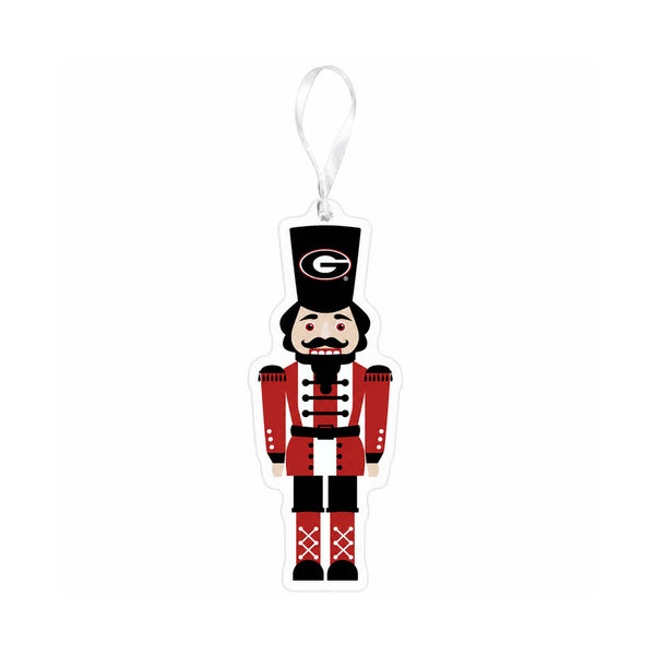 Georgia Bulldogs Nutcracker Acrylic Ornament