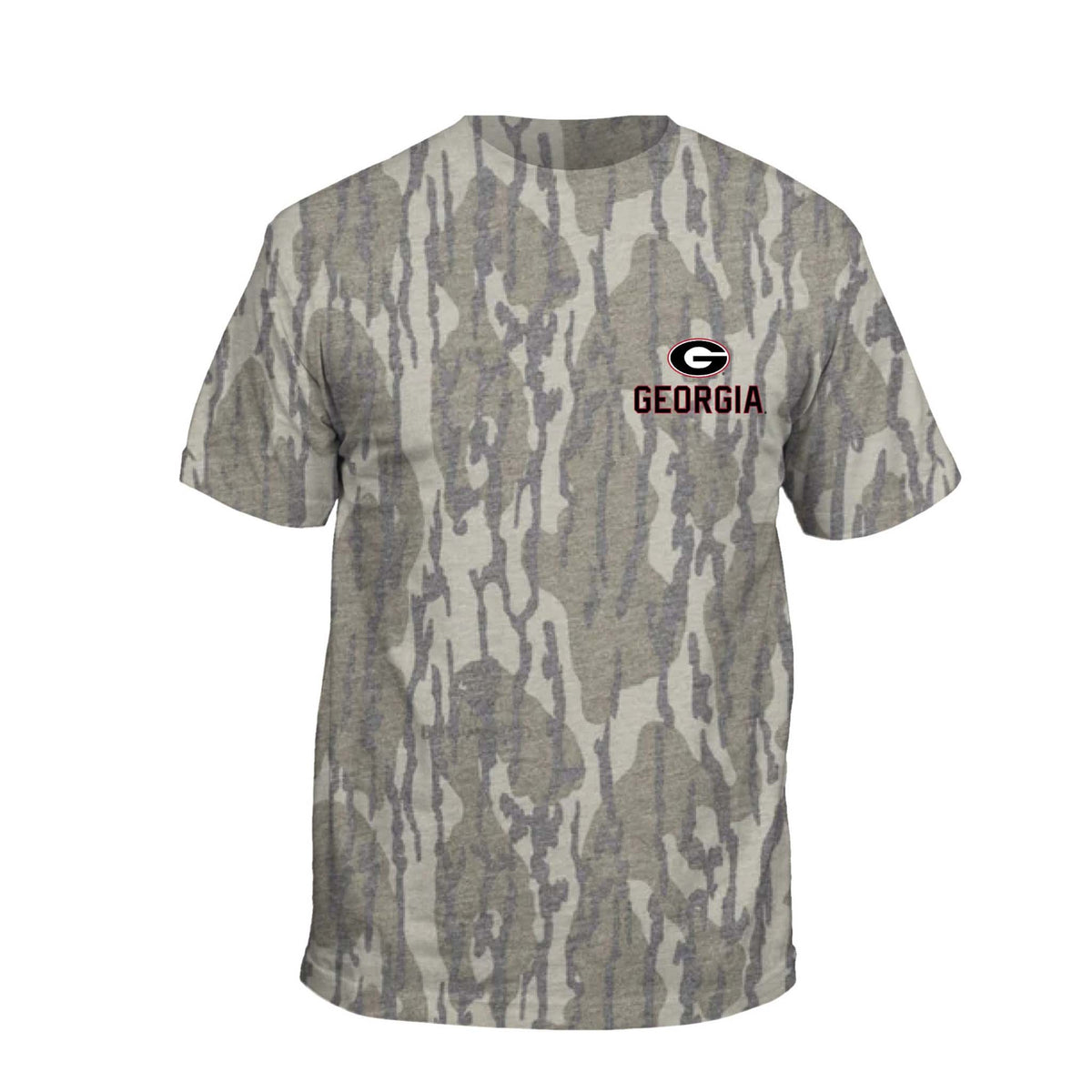 UGA Prime Logo Camo Short Sleeve T-Shirt