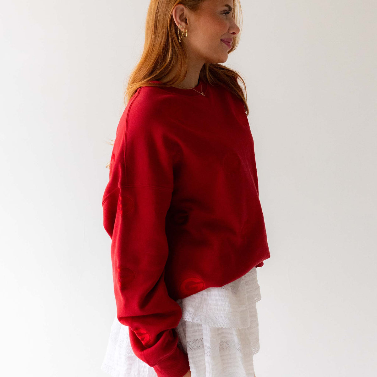 Women's UGA Ritter Repeat Crewneck Sweatshirt