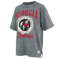 Pressbox Georgia Bulldogs Falkland Moonstone Oversized Short