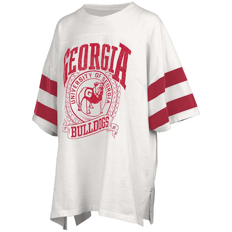 UGA Double Striped Floyd Oversized Short Sleeve T-Shirt