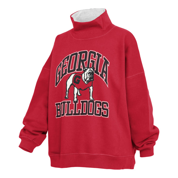 Georgia Bulldogs Wayne Echo Mockneck Sweatshirt