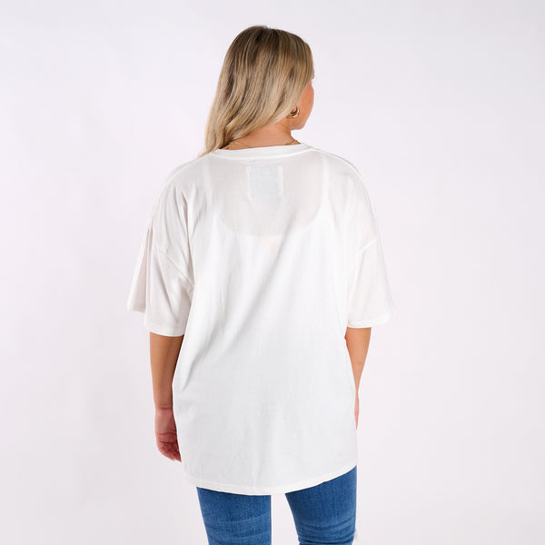 Clemson Tigers Oversized Paw Print T-Shirt