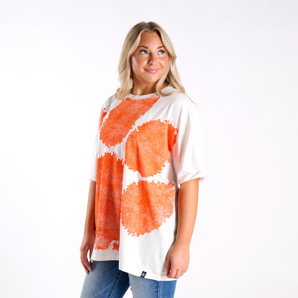 Clemson Tigers Oversized Paw Print T-Shirt