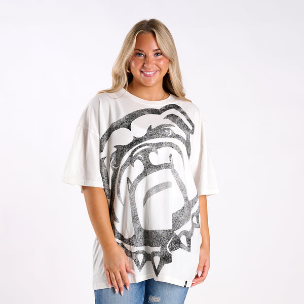 Georgia Bulldogs Oversized Bulldog Graphic T-Shirt
