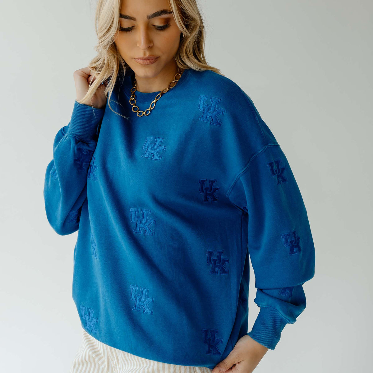 Women's UK Social Ritter Repeat Crewneck Sweatshirt