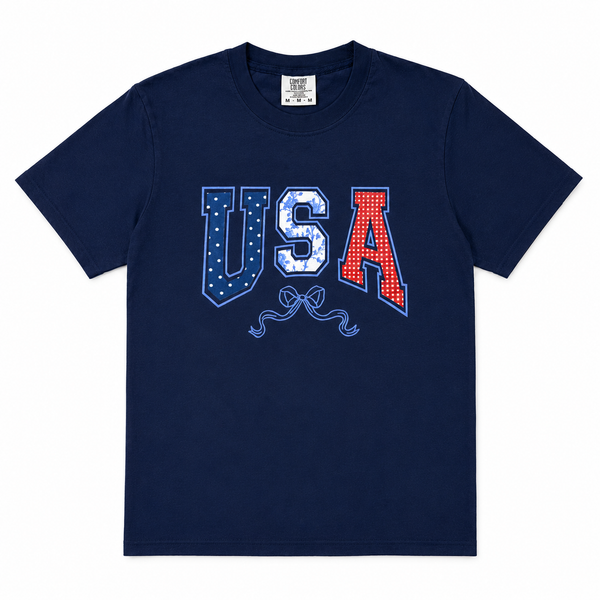 USA Bow Short Sleeve T-Shirt