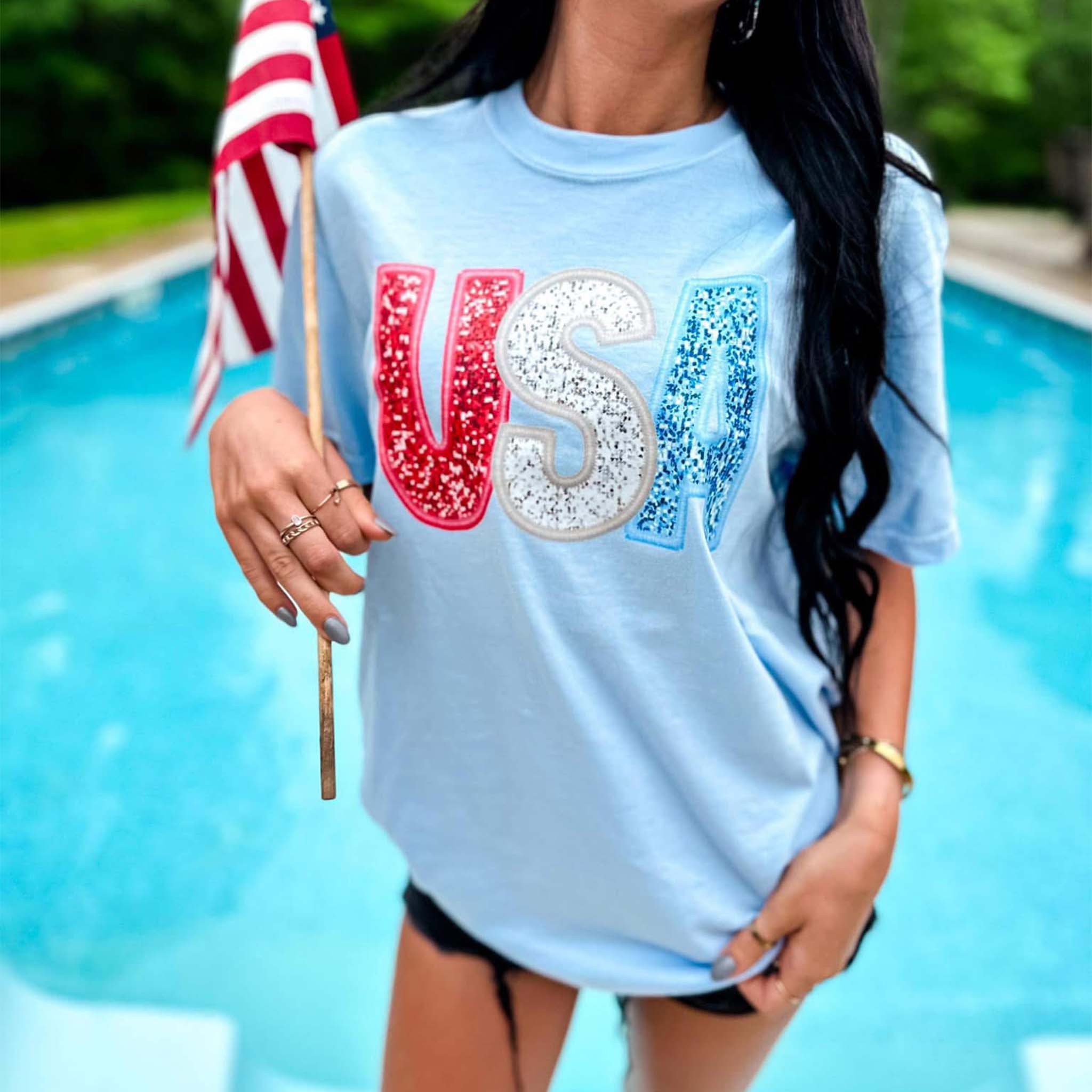 4th Of July Shirts Women American Flag Shirt For Women Firework