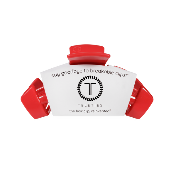 Medium Classic Cup Hair Clip in USA Red