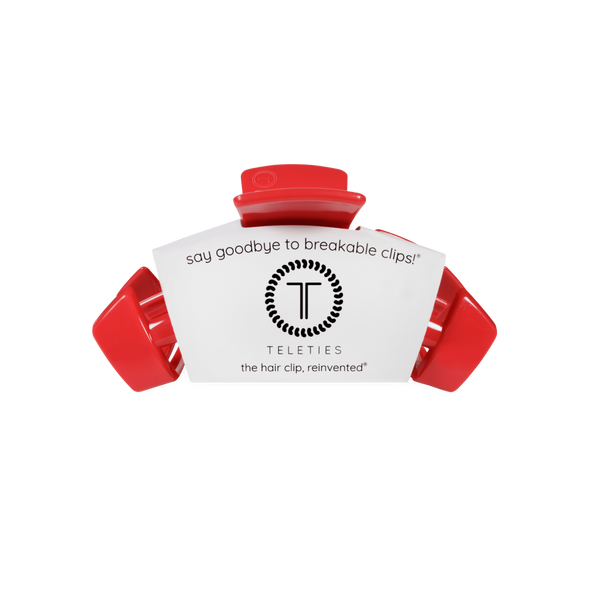 Small Classic Cup Hair Clip in USA Red
