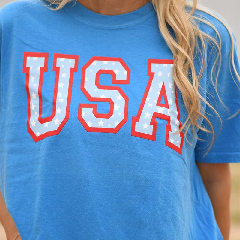 USA Stars Short Sleeve T-Shirt