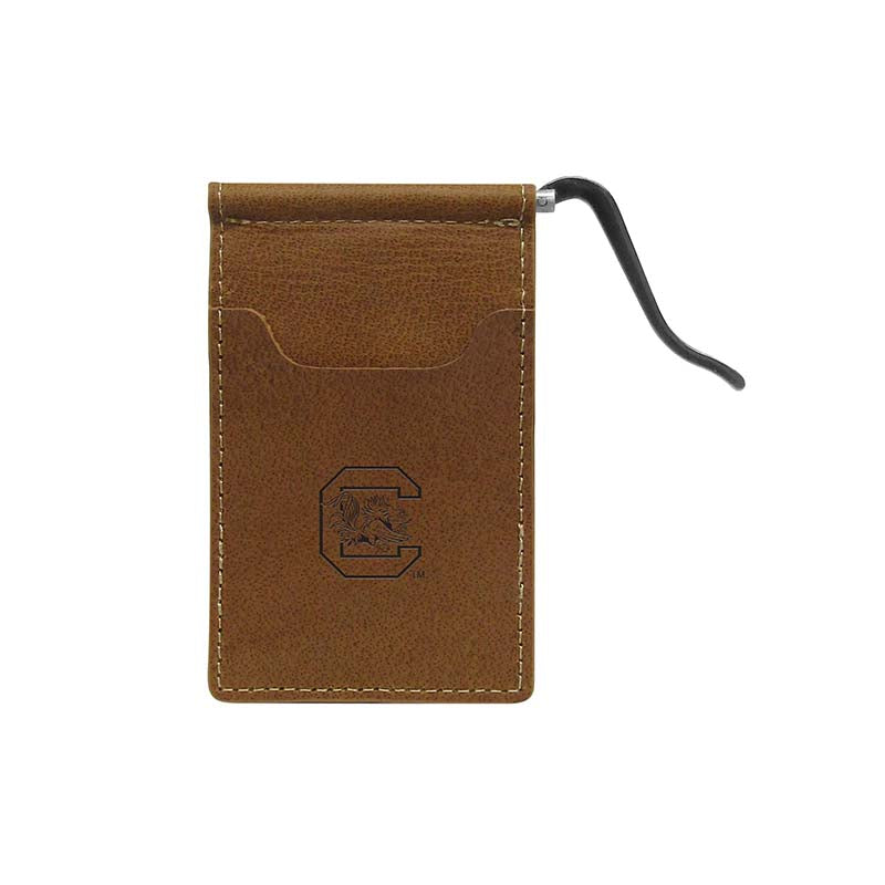 USC Embossed Clip Front Pocket Wallet