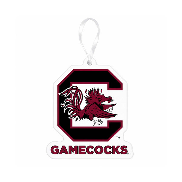 South Carolina Gamecocks Block C Acrylic Ornament