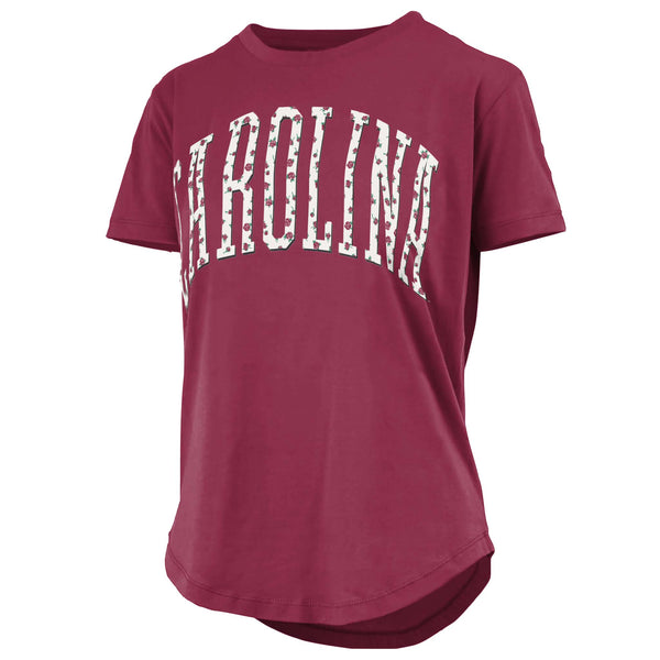 Carolina Gamecocks Wellington Floral Short Sleeve T-Shirt