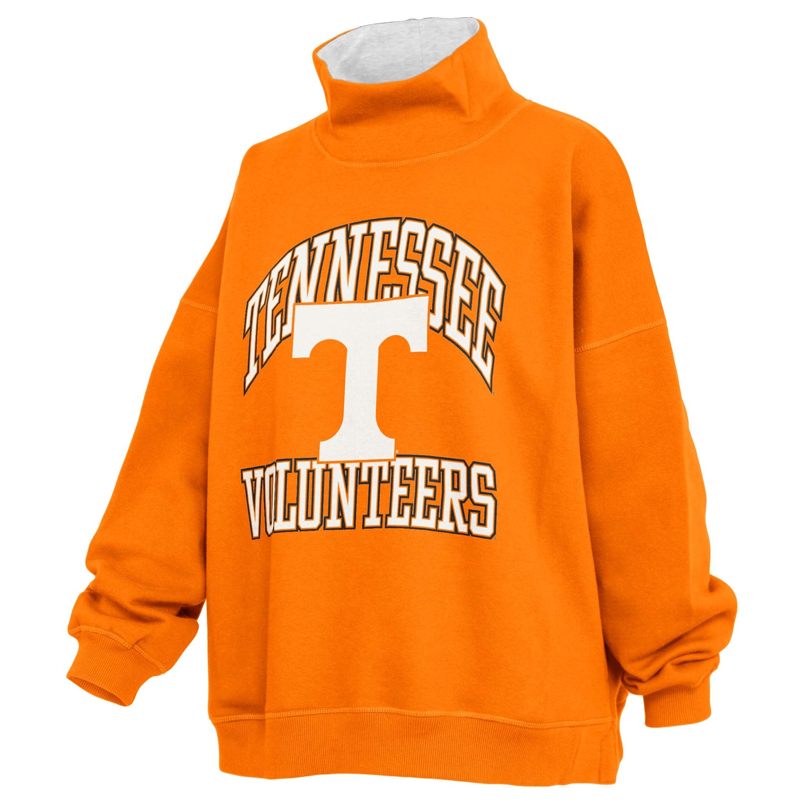 Tennessee Volunteers Wayne Echo Mockneck Sweatshirt in Orange
