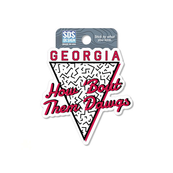 Georgia Bulldogs How ’Bout Them Dawgs 3 Inch Sticker