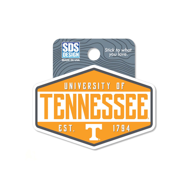 Tennessee Volunteers Badge 3 Inch Sticker