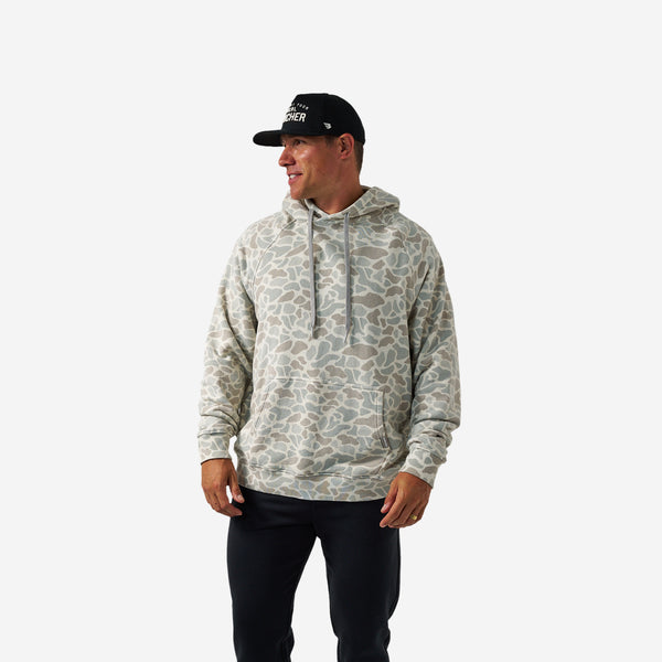 Vintage Wash French Terry Hoodie in Classic Deer Camo