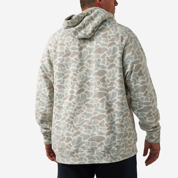 Vintage Wash French Terry Hoodie in Classic Deer Camo