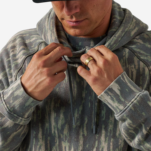Vintage Wash French Terry Hoodie in Midlands Camo