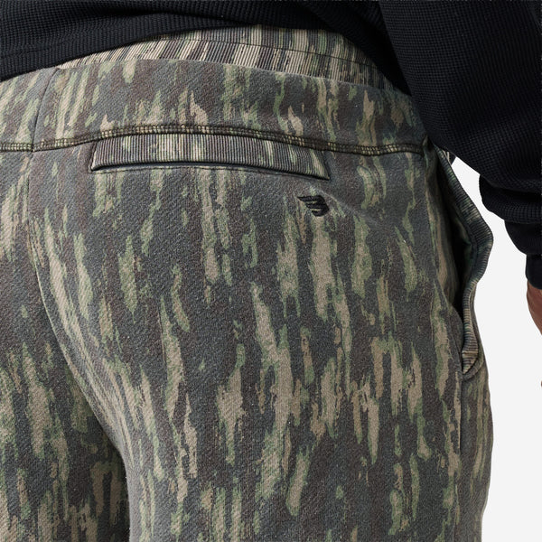 Vintage Wash French Terry Shorts in Midlands Camo
