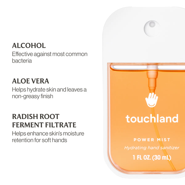 Velvet Peach 30ml Power Mist Hand Sanitizer