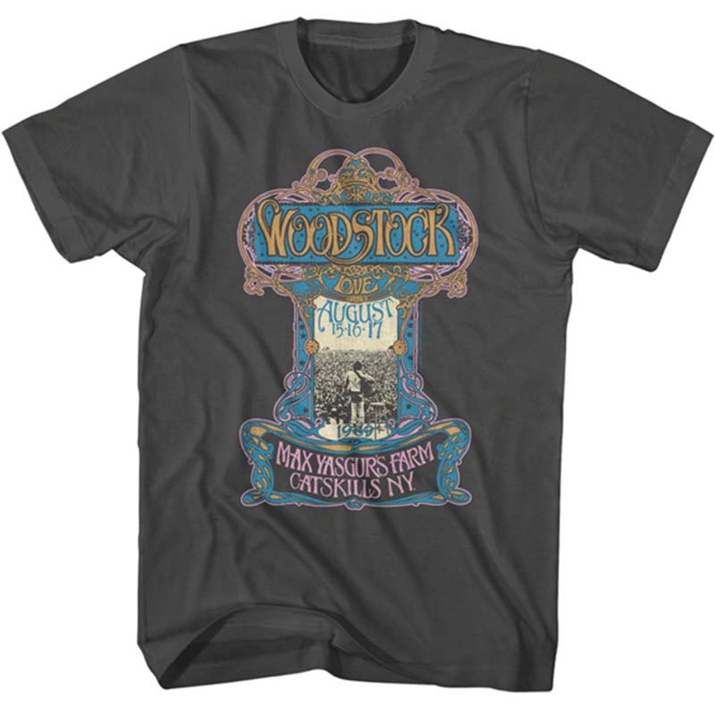 Woodstock Poster Short Sleeve T-Shirt