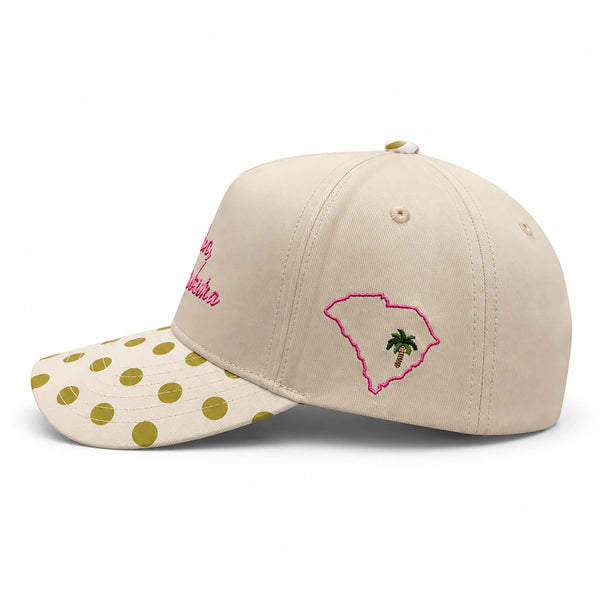 With Love From Charleston Polka Dot Trucker Hat