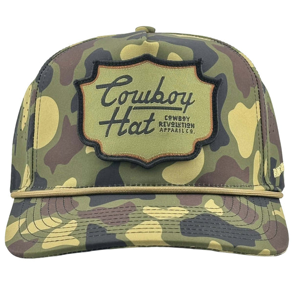 Woodland Camo Patch Performance Hat