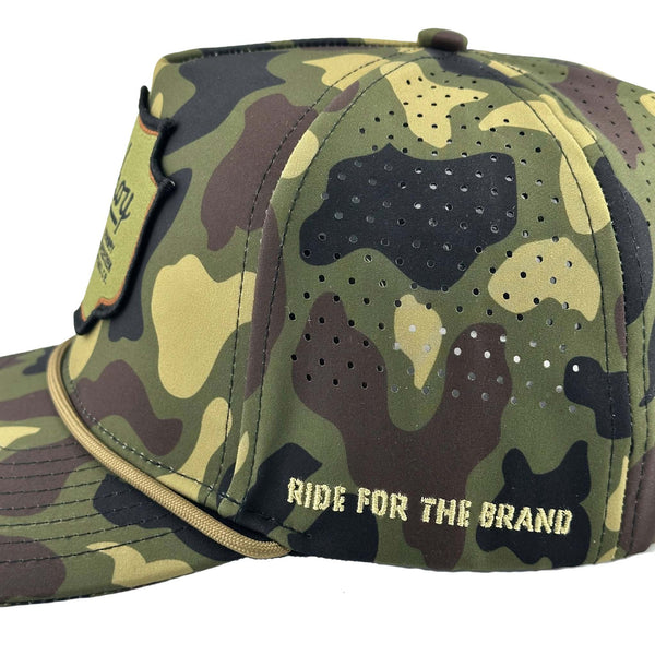 Woodland Camo Patch Performance Hat