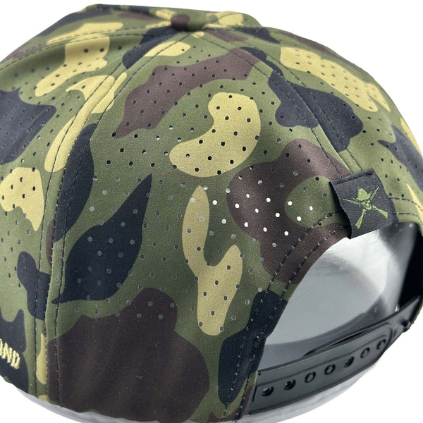 Woodland Camo Patch Performance Hat
