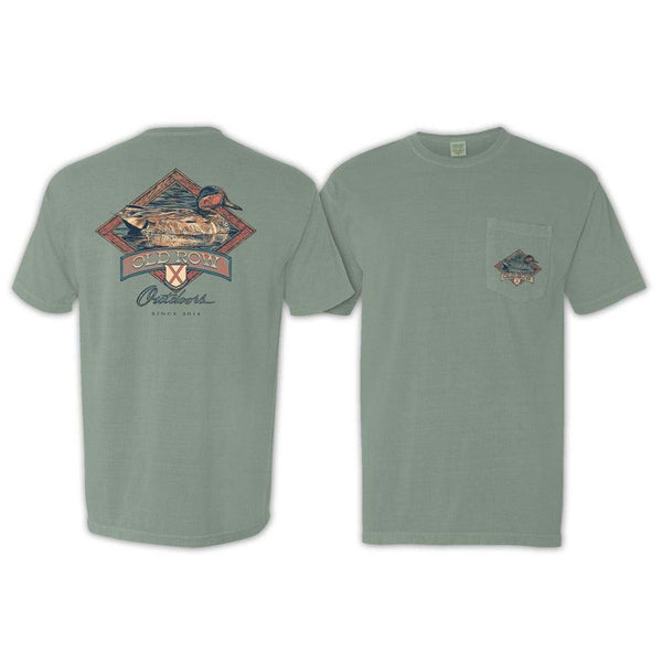 Old Row Sitting Duck Short Sleeve T-Shirt in Bay