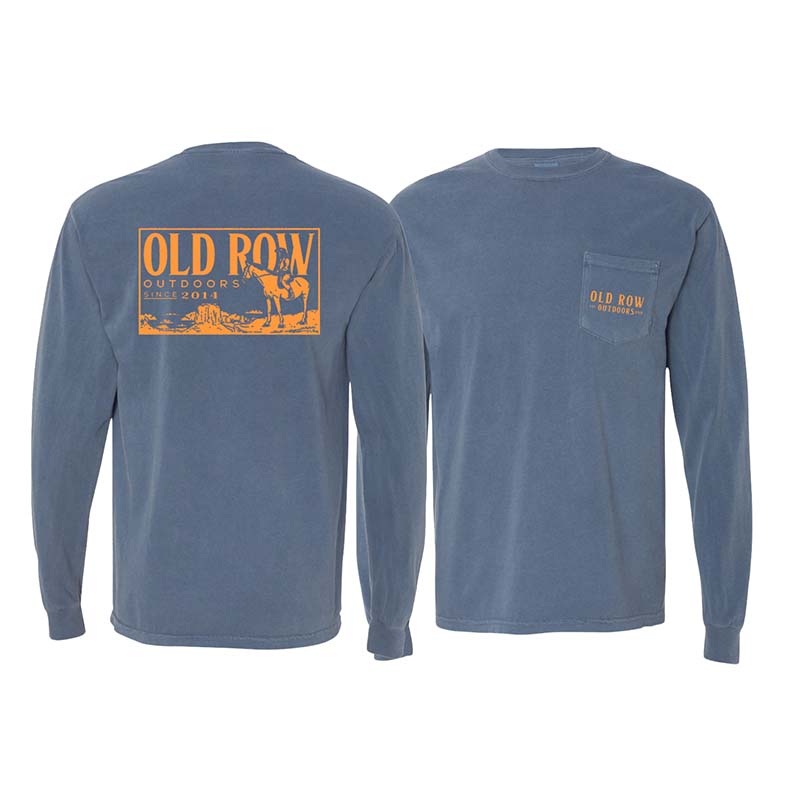 Old Row Western Long Sleeve Pocket T-Shirt