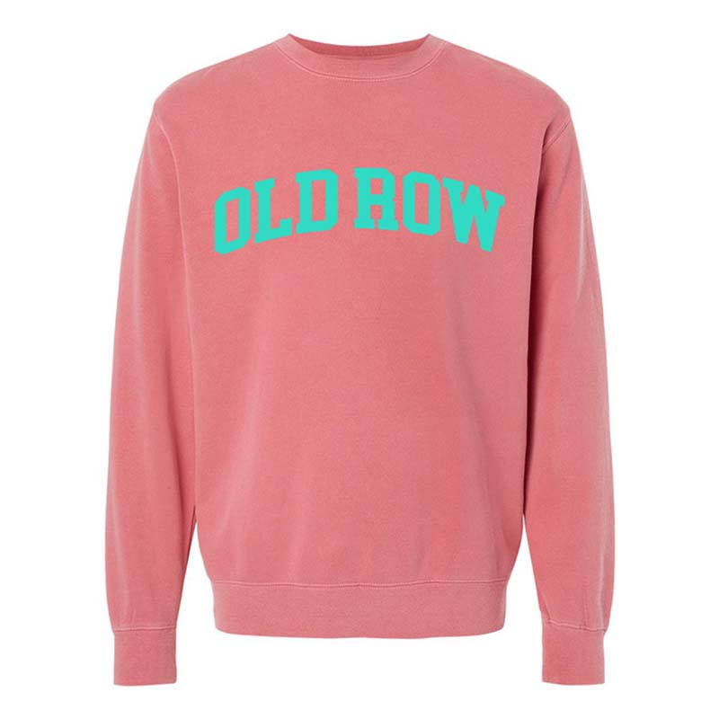 Old Row Arch Crewneck Sweatshirt in Pink