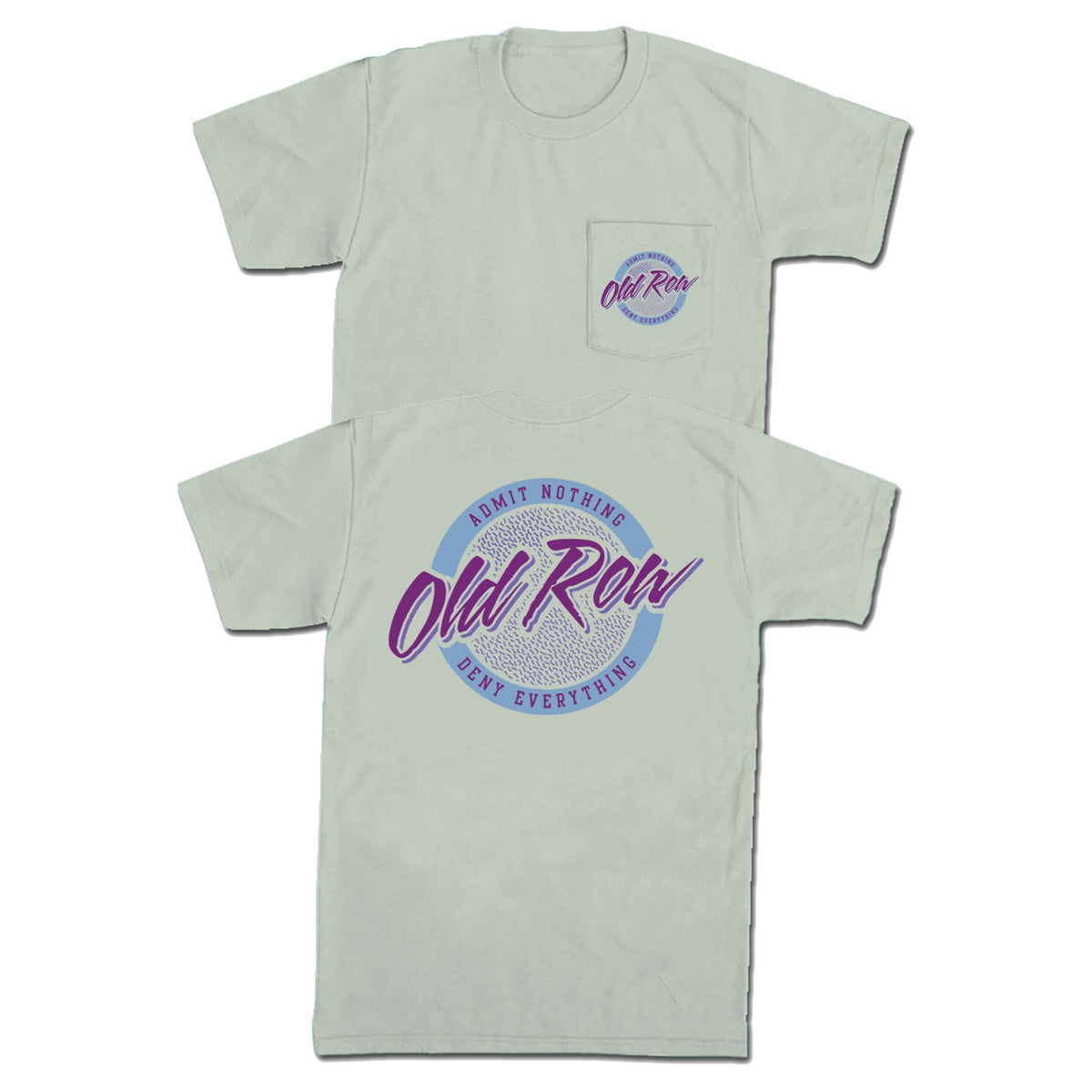 Old Row Circle Logo Short Sleeve T-Shirt in Bay