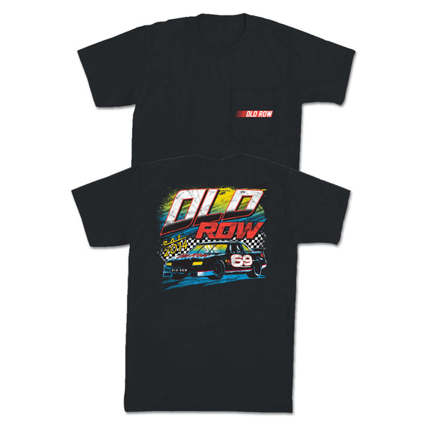 Old Row Racing Short Sleeve T-shirt in black