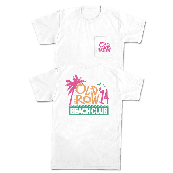 Beach Club 2.0 Short Sleeve T-Shirt in White