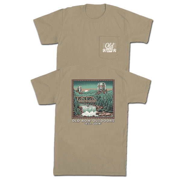 Outdoors Waterfall Pocket T-Shirt