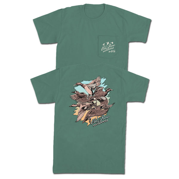 Waterfowl Flight Short Sleeve Pocket T-Shirt