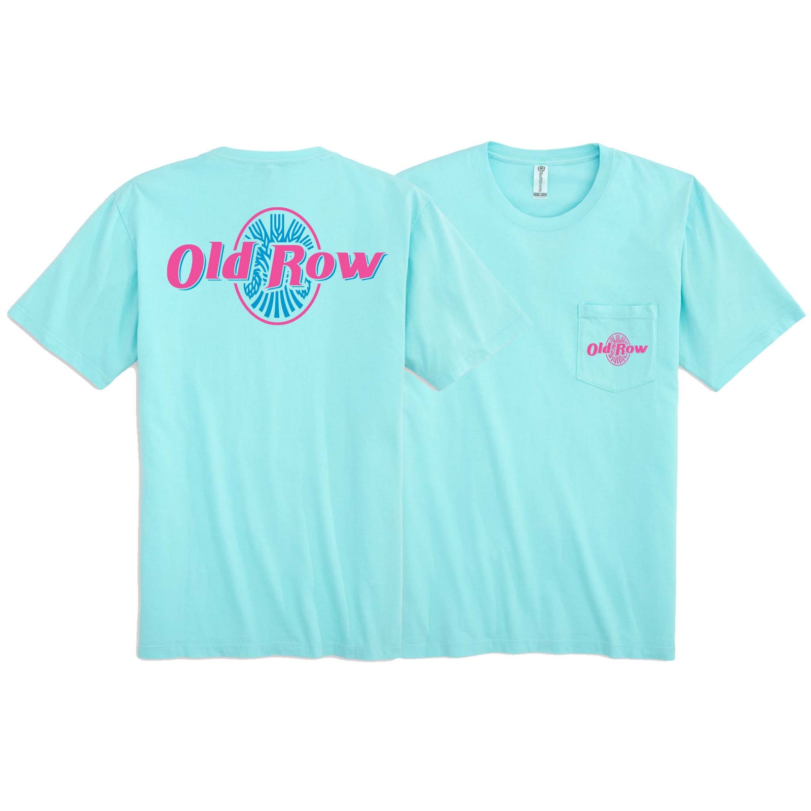 Old Row Retro Can Short Sleeve T-Shirt in Aqua