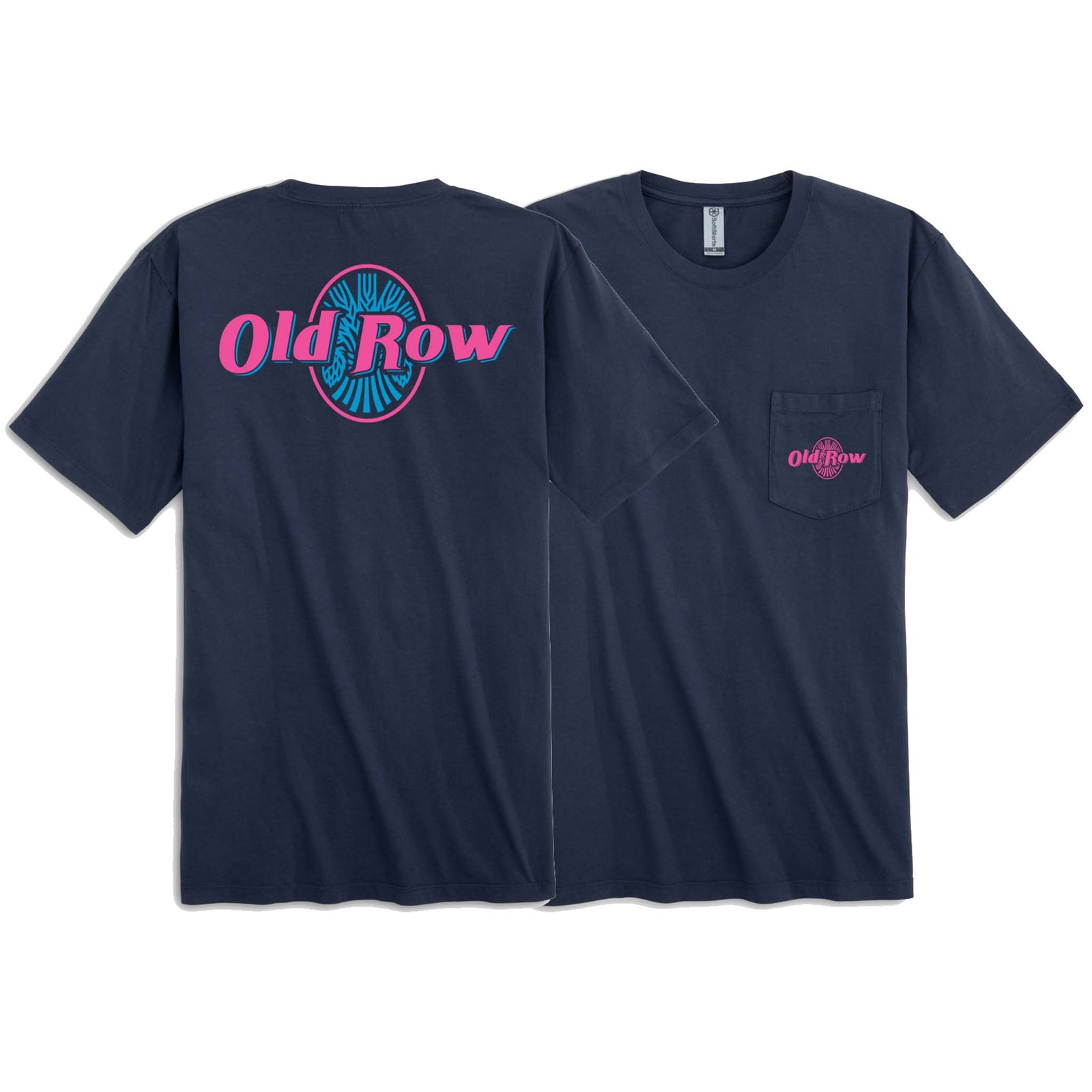 Old Row Retro Can Short Sleeve T-Shirt in Navy