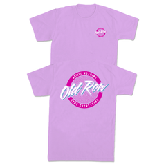 Old Row Circle Logo Short Sleeve T-Shirt in Neon Violet | Palmetto