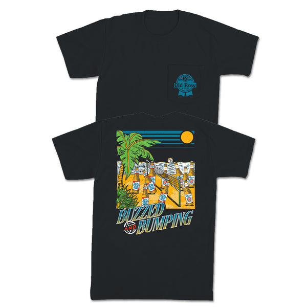 Buzzed and Bumping Short Sleeve T-Shirt in Black