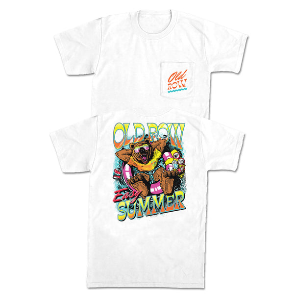 Easy Summer Short Sleeve T-Shirt in White