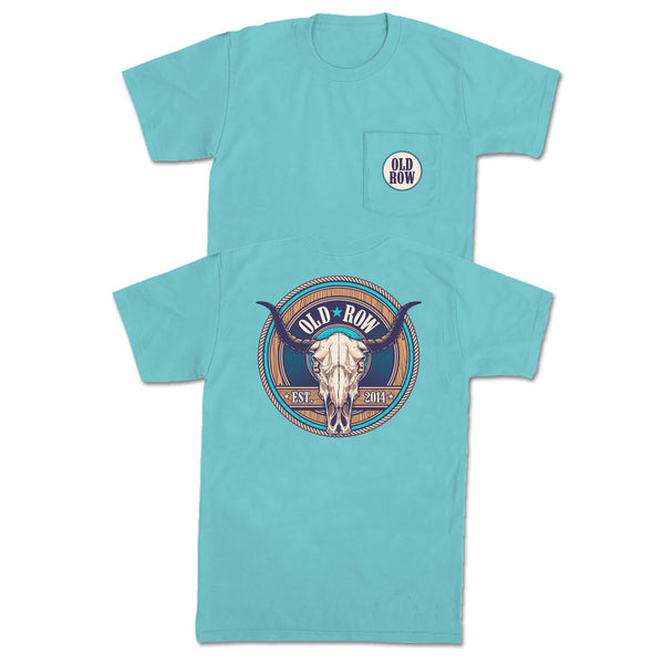 Longhorn Skull Short Sleeve Pocket T-Shirt