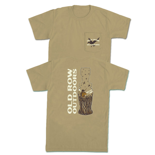 Old Row Duck Call Pocket Short Sleeve T-Shirt