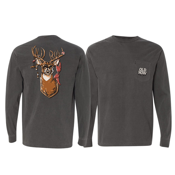 Party Buck Long Sleeve Pocket T-Shirt
