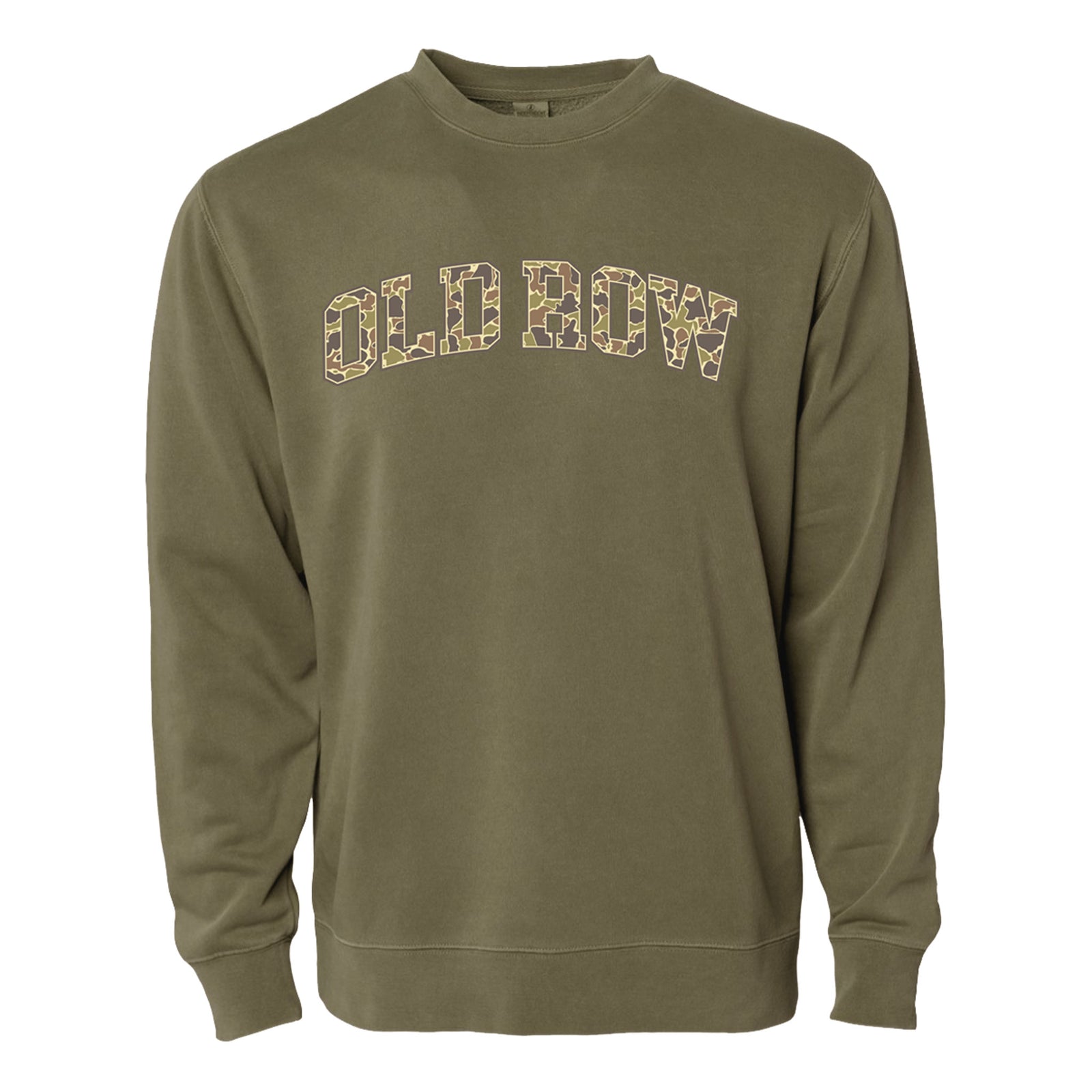 Old Row Arch Crewneck Sweatshirt in Army
