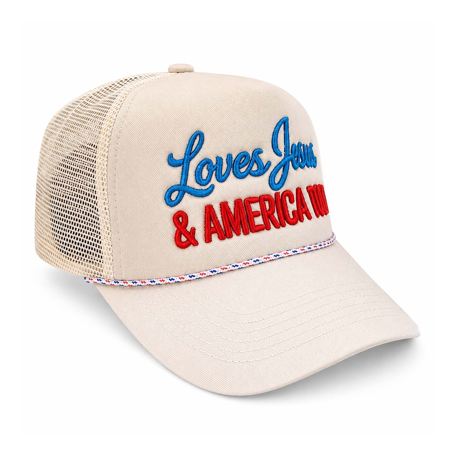 Loves Jesus and America Too Hat